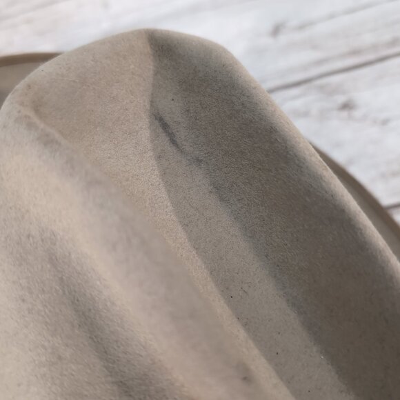 Vintage Royal Stetson Open Road Beige Felt Cowboy Hat – Men’s - Picture 3 of 10